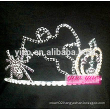 new arrival custom pageant promotion spider crystal tiara